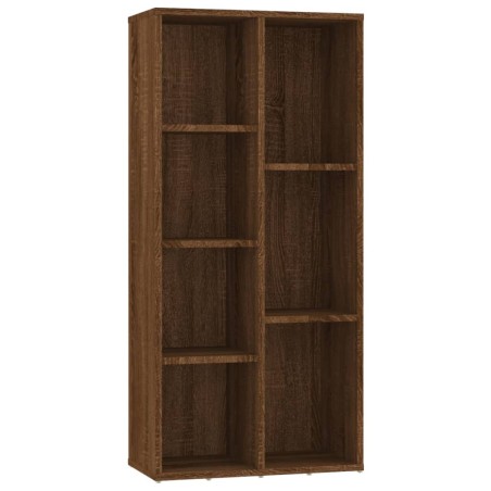vidaXL Bücherregal Braun Eichen-Optik 50x25x106 cm