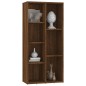 vidaXL Bücherregal Braun Eichen-Optik 50x25x106 cm vidaXL Bücherregal Braun Eichen-Optik 50x25x106 cm