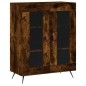 vidaXL Highboard Räuchereiche 69,5x34x180 cm Holzwerkstoff vidaXL Highboard Räuchereiche 69,5x34x180 cm Holzwerkstoff