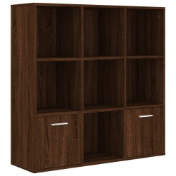 vidaXL Bücherschrank Braun Eichen-Optik 98x30x98 cm