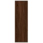 vidaXL Bücherschrank Braun Eichen-Optik 98x30x98 cm vidaXL Bücherschrank Braun Eichen-Optik 98x30x98 cm