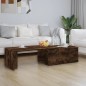 vidaXL Couchtisch Räuchereiche 150x50x35 cm Holzwerkstoff vidaXL Couchtisch Räuchereiche 150x50x35 cm Holzwerkstoff