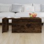 vidaXL Couchtisch Räuchereiche 150x50x35 cm Holzwerkstoff vidaXL Couchtisch Räuchereiche 150x50x35 cm Holzwerkstoff