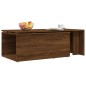 vidaXL Couchtisch Braun Eichen-Optik 150x50x35 cm Holzwerkstoff vidaXL Couchtisch Braun Eichen-Optik 150x50x35 cm Holzwerkstoff