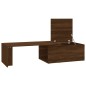 vidaXL Couchtisch Braun Eichen-Optik 150x50x35 cm Holzwerkstoff vidaXL Couchtisch Braun Eichen-Optik 150x50x35 cm Holzwerkstoff