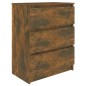vidaXL Sideboard Räuchereiche 60x35x76 cm Holzwerkstoff vidaXL Sideboard Räuchereiche 60x35x76 cm Holzwerkstoff