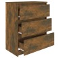 vidaXL Sideboard Räuchereiche 60x35x76 cm Holzwerkstoff vidaXL Sideboard Räuchereiche 60x35x76 cm Holzwerkstoff