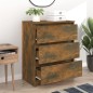 vidaXL Sideboard Räuchereiche 60x35x76 cm Holzwerkstoff vidaXL Sideboard Räuchereiche 60x35x76 cm Holzwerkstoff