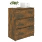 vidaXL Sideboard Räuchereiche 60x35x76 cm Holzwerkstoff vidaXL Sideboard Räuchereiche 60x35x76 cm Holzwerkstoff