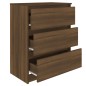 vidaXL Sideboard Braun Eichen-Optik 60x35x76 cm Holzwerkstoff vidaXL Sideboard Braun Eichen-Optik 60x35x76 cm Holzwerkstoff