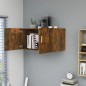vidaXL Wandschrank Räuchereiche 80x39x40 cm Holzwerkstoff vidaXL Wandschrank Räuchereiche 80x39x40 cm Holzwerkstoff
