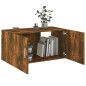 vidaXL Wandschrank Räuchereiche 80x39x40 cm Holzwerkstoff vidaXL Wandschrank Räuchereiche 80x39x40 cm Holzwerkstoff