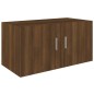 vidaXL Wandschrank Braun Eichen-Optik 80x39x40 cm Holzwerkstoff vidaXL Wandschrank Braun Eichen-Optik 80x39x40 cm Holzwerkstoff