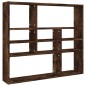 vidaXL Wandregal Räuchereiche 90x16x78 cm Holzwerkstoff vidaXL Wandregal Räuchereiche 90x16x78 cm Holzwerkstoff