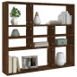vidaXL Wandregal Braun Eichen-Optik 90x16x78 cm Holzwerkstoff vidaXL Wandregal Braun Eichen-Optik 90x16x78 cm Holzwerkstoff
