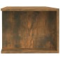 vidaXL TV-Schrank mit LED-Leuchten Räuchereiche 135x39x30 cm vidaXL TV-Schrank mit LED-Leuchten Räuchereiche 135x39x30 cm