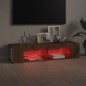 vidaXL TV-Schrank mit LED-Leuchten Braun Eichen-Optik 135x39x30 cm vidaXL TV-Schrank mit LED-Leuchten Braun Eichen-Optik 135x39x30 cm