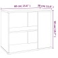 vidaXL Beistelltisch Braun Eichen-Optik 60x30x50 cm Holzwerkstoff vidaXL Beistelltisch Braun Eichen-Optik 60x30x50 cm Holzwerkstoff