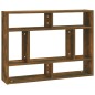vidaXL Wandregal Räuchereiche 75x16x55 cm Holzwerkstoff vidaXL Wandregal Räuchereiche 75x16x55 cm Holzwerkstoff
