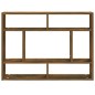 vidaXL Wandregal Räuchereiche 75x16x55 cm Holzwerkstoff vidaXL Wandregal Räuchereiche 75x16x55 cm Holzwerkstoff