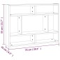 vidaXL Wandregal Räuchereiche 75x16x55 cm Holzwerkstoff vidaXL Wandregal Räuchereiche 75x16x55 cm Holzwerkstoff