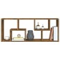 vidaXL Wandregal Räuchereiche 36x16x90 cm Holzwerkstoff vidaXL Wandregal Räuchereiche 36x16x90 cm Holzwerkstoff
