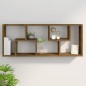 vidaXL Wandregal Räuchereiche 36x16x90 cm Holzwerkstoff vidaXL Wandregal Räuchereiche 36x16x90 cm Holzwerkstoff