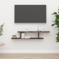 vidaXL TV-Wandregal Räuchereiche 125x18x23 cm Holzwerkstoff vidaXL TV-Wandregal Räuchereiche 125x18x23 cm Holzwerkstoff
