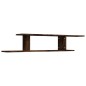 vidaXL TV-Wandregal Räuchereiche 125x18x23 cm Holzwerkstoff vidaXL TV-Wandregal Räuchereiche 125x18x23 cm Holzwerkstoff