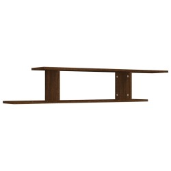 vidaXL TV-Wandregal Braun Eichen-Optik 125x18x23 cm Holzwerkstoff