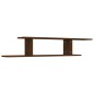 vidaXL TV-Wandregal Braun Eichen-Optik 125x18x23 cm Holzwerkstoff vidaXL TV-Wandregal Braun Eichen-Optik 125x18x23 cm Holzwerkstoff