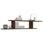 vidaXL TV-Wandregal Braun Eichen-Optik 125x18x23 cm Holzwerkstoff vidaXL TV-Wandregal Braun Eichen-Optik 125x18x23 cm Holzwerkstoff