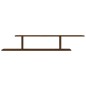 vidaXL TV-Wandregal Braun Eichen-Optik 125x18x23 cm Holzwerkstoff vidaXL TV-Wandregal Braun Eichen-Optik 125x18x23 cm Holzwerkstoff