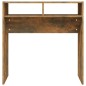 vidaXL Konsolentisch Räuchereiche 78x30x80 cm Holzwerkstoff vidaXL Konsolentisch Räuchereiche 78x30x80 cm Holzwerkstoff