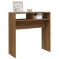 vidaXL Konsolentisch Braun Eichen-Optik 78x30x80 cm Holzwerkstoff vidaXL Konsolentisch Braun Eichen-Optik 78x30x80 cm Holzwerkstoff