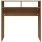 vidaXL Konsolentisch Braun Eichen-Optik 78x30x80 cm Holzwerkstoff vidaXL Konsolentisch Braun Eichen-Optik 78x30x80 cm Holzwerkstoff