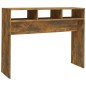 vidaXL Konsolentisch Räuchereiche 105x30x80 cm Holzwerkstoff vidaXL Konsolentisch Räuchereiche 105x30x80 cm Holzwerkstoff
