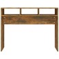 vidaXL Konsolentisch Räuchereiche 105x30x80 cm Holzwerkstoff vidaXL Konsolentisch Räuchereiche 105x30x80 cm Holzwerkstoff