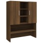 vidaXL Waschmaschinenschrank Braun Eichen-Optik 70,5x25,5x90 cm vidaXL Waschmaschinenschrank Braun Eichen-Optik 70,5x25,5x90 cm