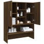 vidaXL Waschmaschinenschrank Braun Eichen-Optik 70,5x25,5x90 cm vidaXL Waschmaschinenschrank Braun Eichen-Optik 70,5x25,5x90 cm