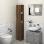 vidaXL Badschrank Braun Eichen-Optik 25x26,5x170 cm Holzwerkstoff vidaXL Badschrank Braun Eichen-Optik 25x26,5x170 cm Holzwerkstoff