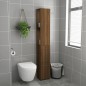 vidaXL Badschrank Braun Eichen-Optik 25x26,5x170 cm Holzwerkstoff vidaXL Badschrank Braun Eichen-Optik 25x26,5x170 cm Holzwerkstoff