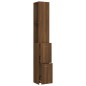 vidaXL Badschrank Braun Eichen-Optik 25x26,5x170 cm Holzwerkstoff vidaXL Badschrank Braun Eichen-Optik 25x26,5x170 cm Holzwerkstoff