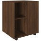vidaXL Rollschrank Braun Eichen-Optik 60x53x72 cm Holzwerkstoff vidaXL Rollschrank Braun Eichen-Optik 60x53x72 cm Holzwerkstoff