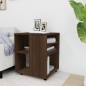 vidaXL Rollschrank Braun Eichen-Optik 60x53x72 cm Holzwerkstoff vidaXL Rollschrank Braun Eichen-Optik 60x53x72 cm Holzwerkstoff
