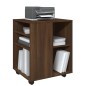 vidaXL Rollschrank Braun Eichen-Optik 60x53x72 cm Holzwerkstoff vidaXL Rollschrank Braun Eichen-Optik 60x53x72 cm Holzwerkstoff