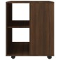 vidaXL Rollschrank Braun Eichen-Optik 60x53x72 cm Holzwerkstoff vidaXL Rollschrank Braun Eichen-Optik 60x53x72 cm Holzwerkstoff