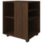 vidaXL Rollschrank Braun Eichen-Optik 60x53x72 cm Holzwerkstoff vidaXL Rollschrank Braun Eichen-Optik 60x53x72 cm Holzwerkstoff