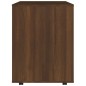 vidaXL Rollschrank Braun Eichen-Optik 60x53x72 cm Holzwerkstoff vidaXL Rollschrank Braun Eichen-Optik 60x53x72 cm Holzwerkstoff