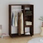 vidaXL Kleiderschrank Räuchereiche 80x40x110 cm Holzwerkstoff vidaXL Kleiderschrank Räuchereiche 80x40x110 cm Holzwerkstoff